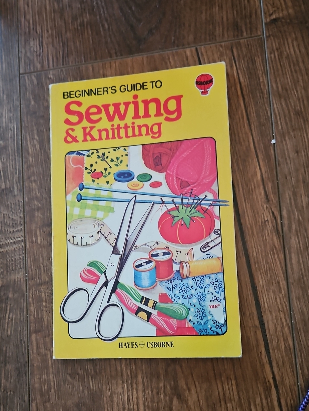 Beginner's Guide to Sewing & Knitting - Yellow Cover